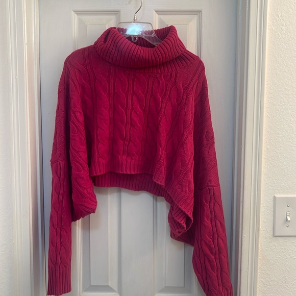 Gabi Fresh x Fashion to Figure cropped turtle neck sweater size 0 - Picture 1 of 3